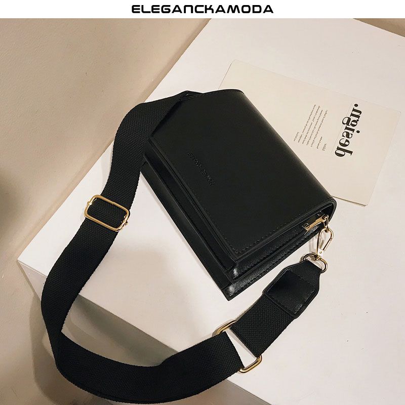 modna damska torba na ramię duża torebka crossbody z klapką w kolorze khaki