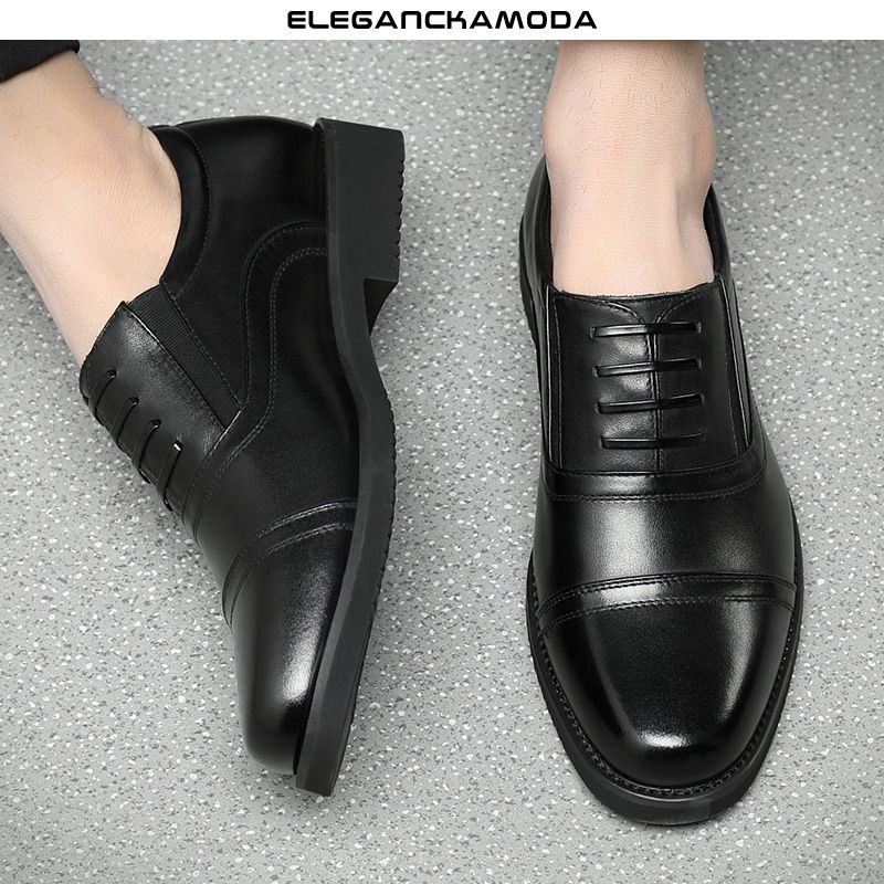 modne męskie buty oxford eleganckie buty eleganckie czarne