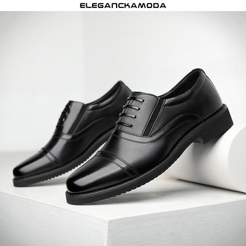 modne męskie buty oxford eleganckie buty eleganckie czarne