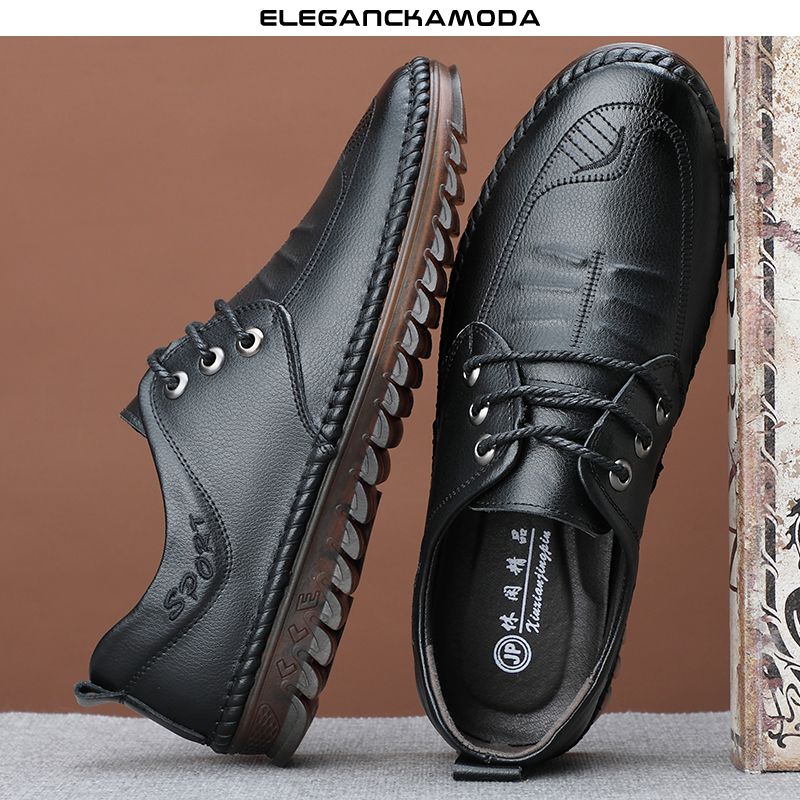 modne męskie mokasyny na cały mecz trend casualowe buty eleganckie czarne