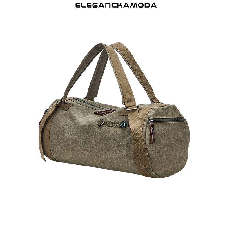 torba typu bucket bag męska torba podróżna płócienna torebka khaki