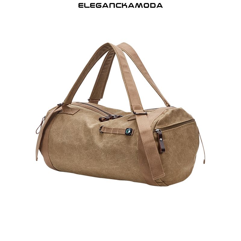 torba typu bucket bag męska torba podróżna płócienna torebka khaki